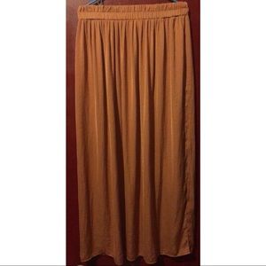 COPY - Burnt Orange Boho Maxi Skirt